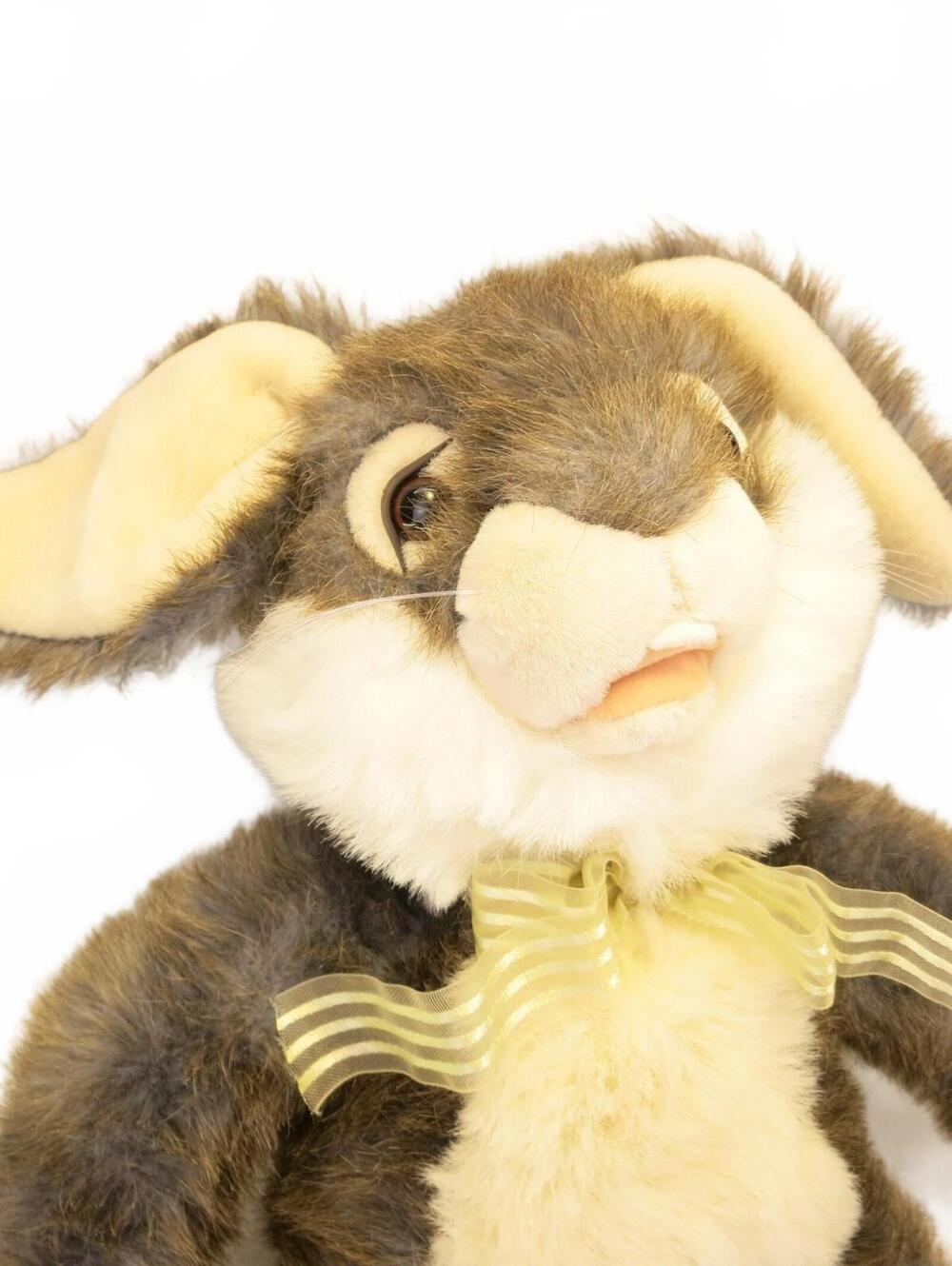Large 26" Enesco Vintage Plush Bunny Rabbit Stuffed Animal Easter